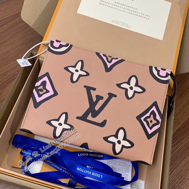 LV專櫃2023新款升級版男士手包 M80752 路易威登Toiletry Pouch 26盥洗袋手拿包 dn1004